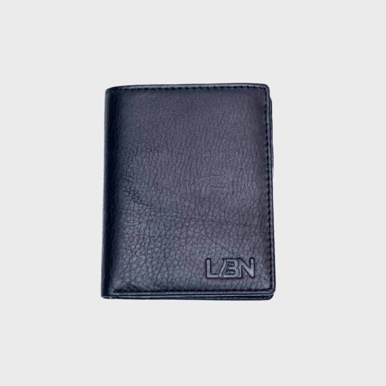 Minimalist - Premium Full-Grain Leather Wallet for men , 10 Card Slots , RFID Protection , Slim & Stylish Design - LBN