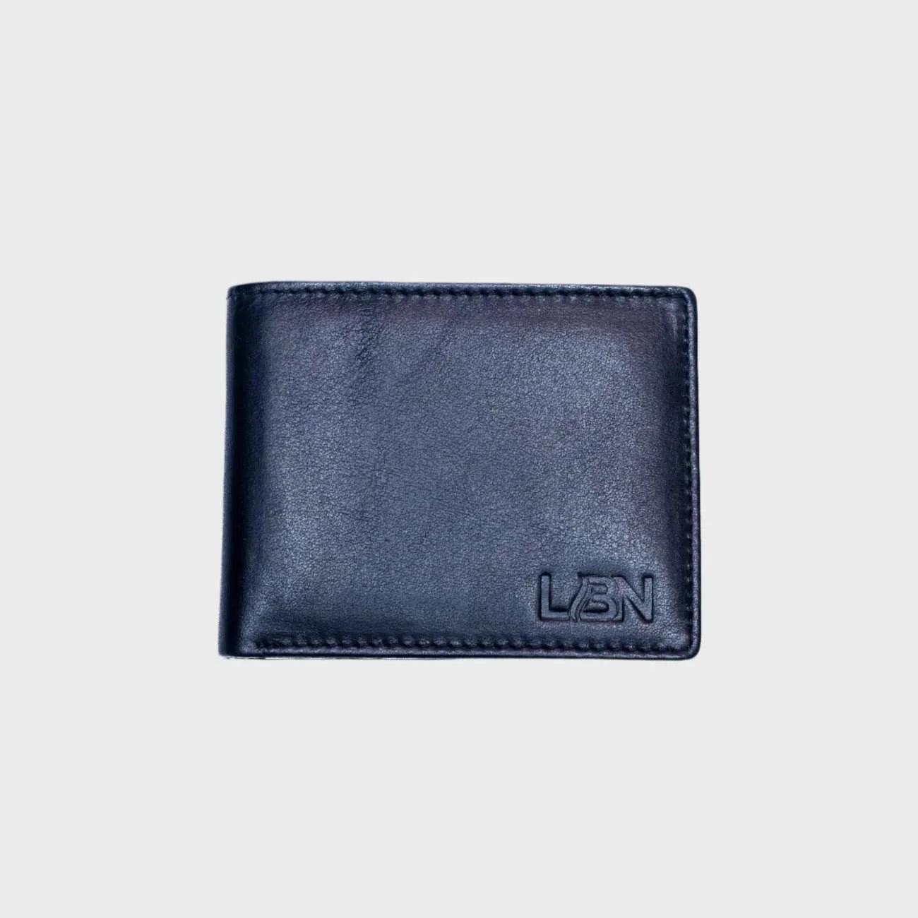 Slim Fold Leather Wallet for men – Compact & Stylish Full-Grain Leather with RFID Protection - LBN