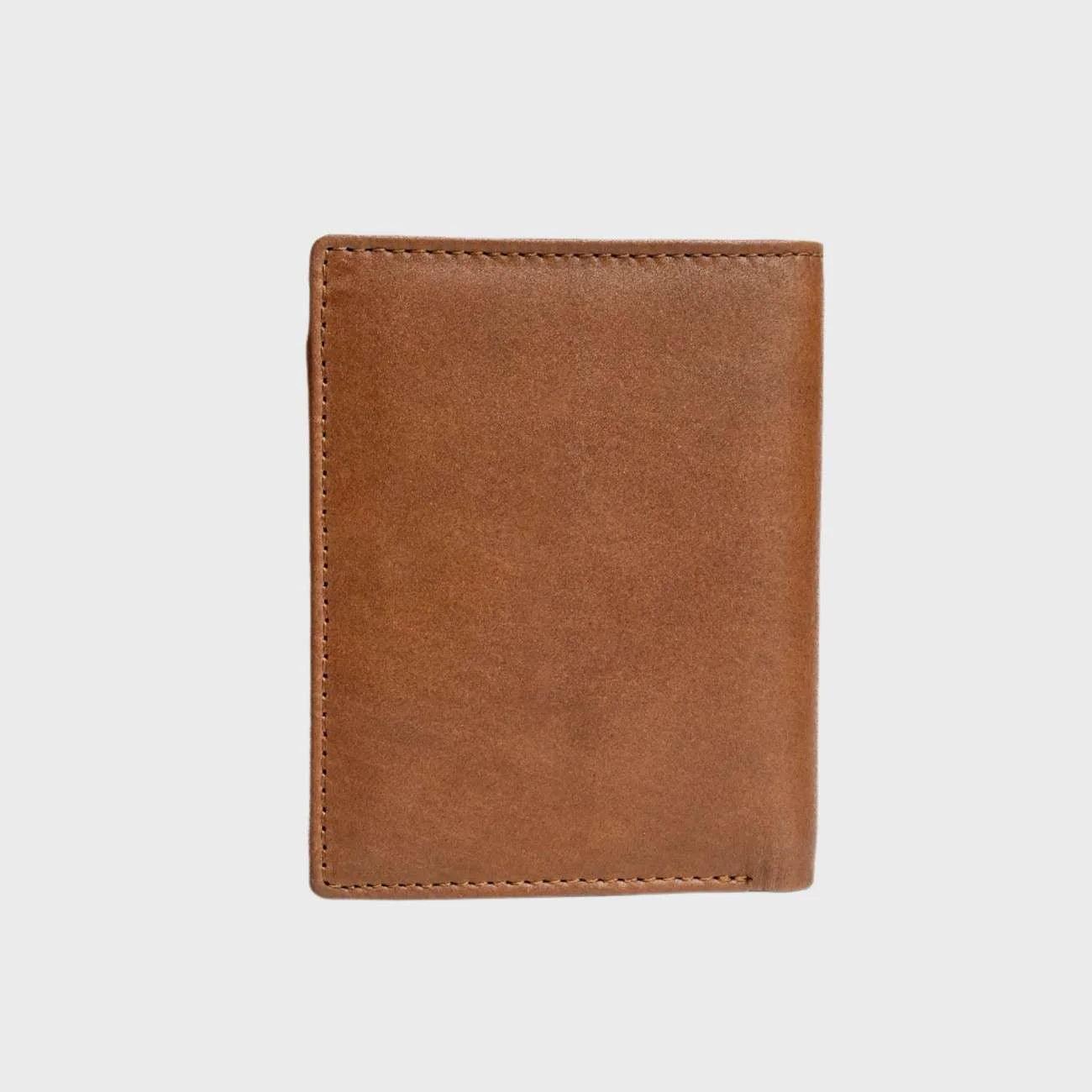 Nobleman's - full-grain cowhide leather Wallet for Men,Ultra Strong Stitching,12 credit card slots,One coin pocket , Vertical 10 cm x 12 cm - LBN