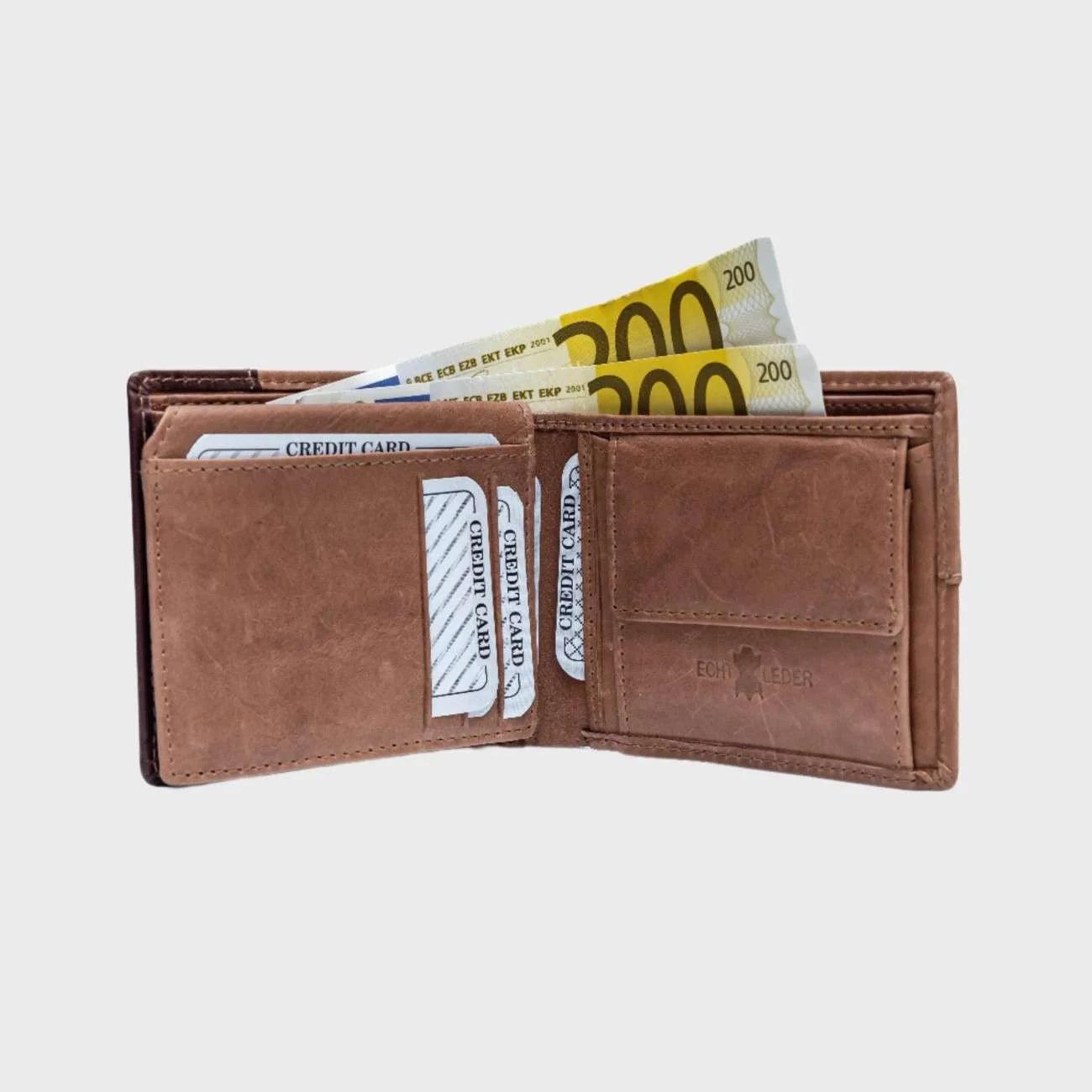 Royal Fold - Luxury Leather Wallet with Unique Embossed Design for men - LBN