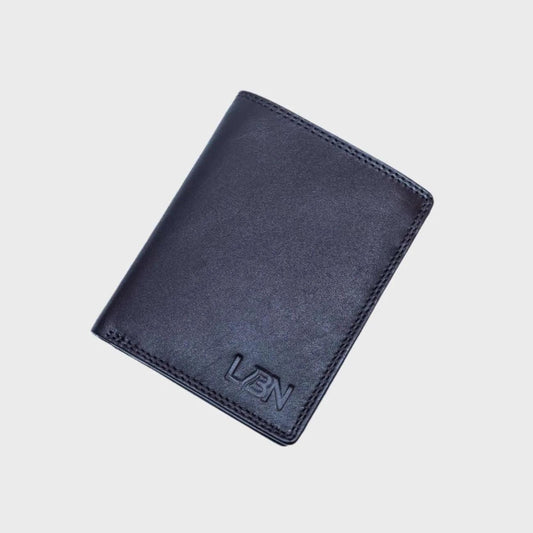 The Gentleman's Choice - Premium Leather Wallet with RFID Protection, 11 Card Slots, and Secure Coin Pocket - LBN