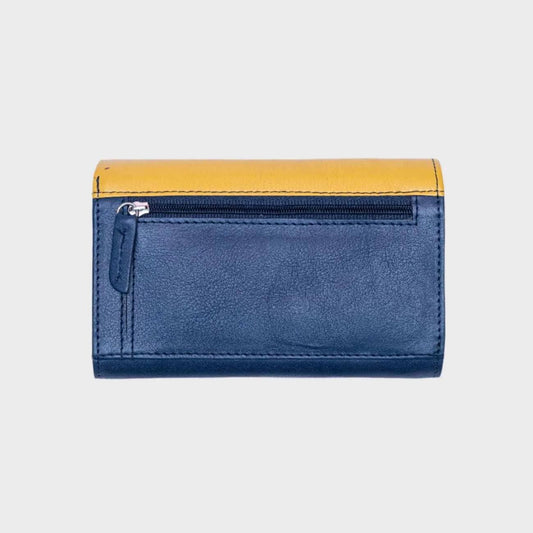 Serenity Trifold Leather Wallet for women – Stylish RFID Protection with Ample Storage - LBN