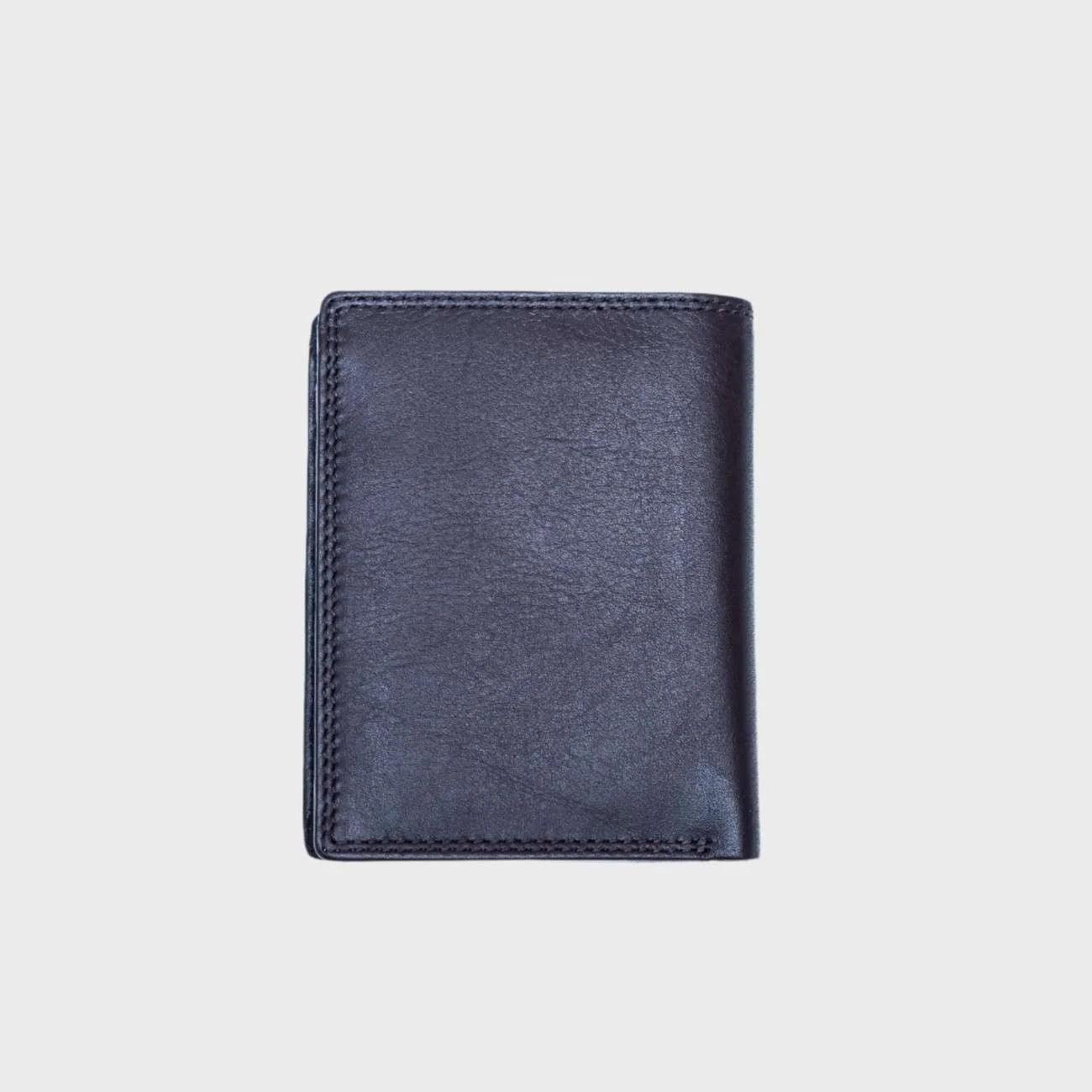 The Gentleman's Choice - Premium Leather Wallet with RFID Protection, 11 Card Slots, and Secure Coin Pocket - LBN