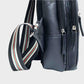 Premium Leather Fanny Pack – 4 Zippered Pockets, Soft Padded Back, and Durable Full-Grain Cowhide Leather – Black - LBN 